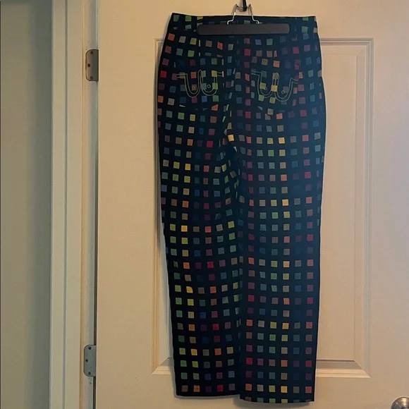 Fashion Brand Company pantone color check pants
